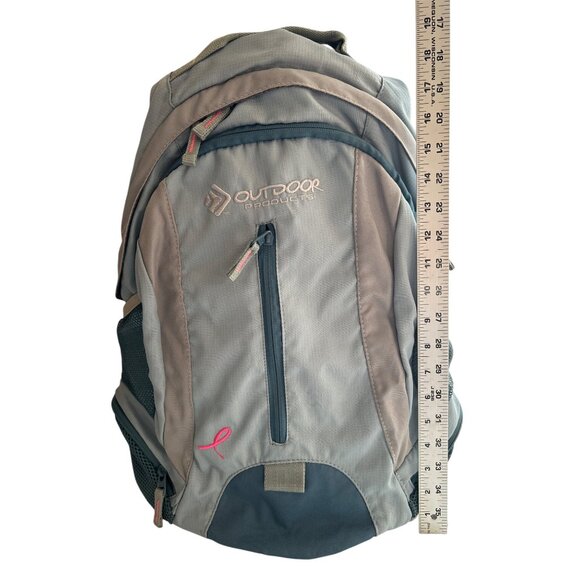 Outdoor Products Backpack Adjustable Straps Padded Back Green & Teal - Picture 9 of 9